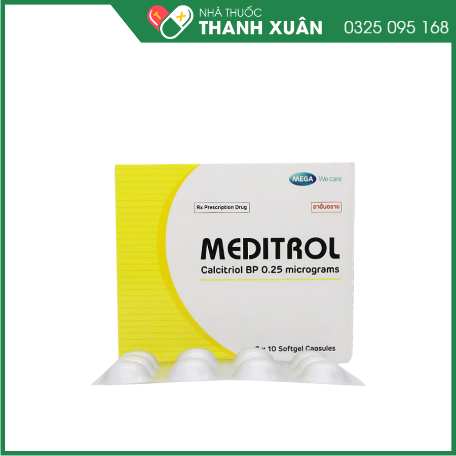 Meditrol 0,25mcg điều trị loãng xương